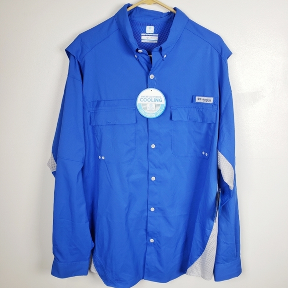 Columbia | Shirts | Columbia Pfg Blue 